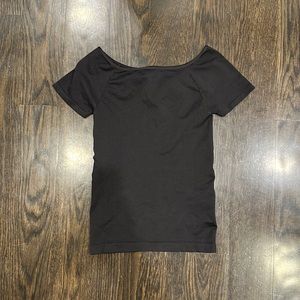 NWT Malibu Sugar black fitted t-shirt